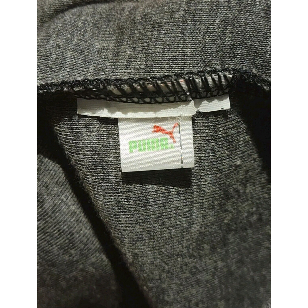 Puma T7 Black Track Jacket Full Zip Gold Foil Branding Front Zipper Pockets Rare - Picture 14 of 16